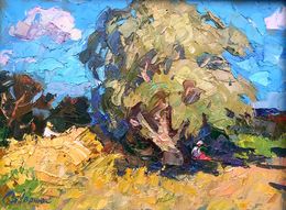 Painting, In the shade of a tree, Ivanyuk Oleksiy