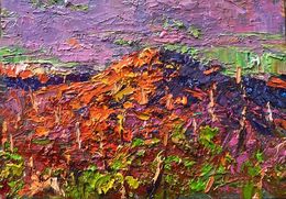 Gemälde, Red mountain, Ivanyuk Oleksiy