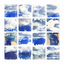 Gemälde, Monotype Cloudy sky, Aurélie Trabaud