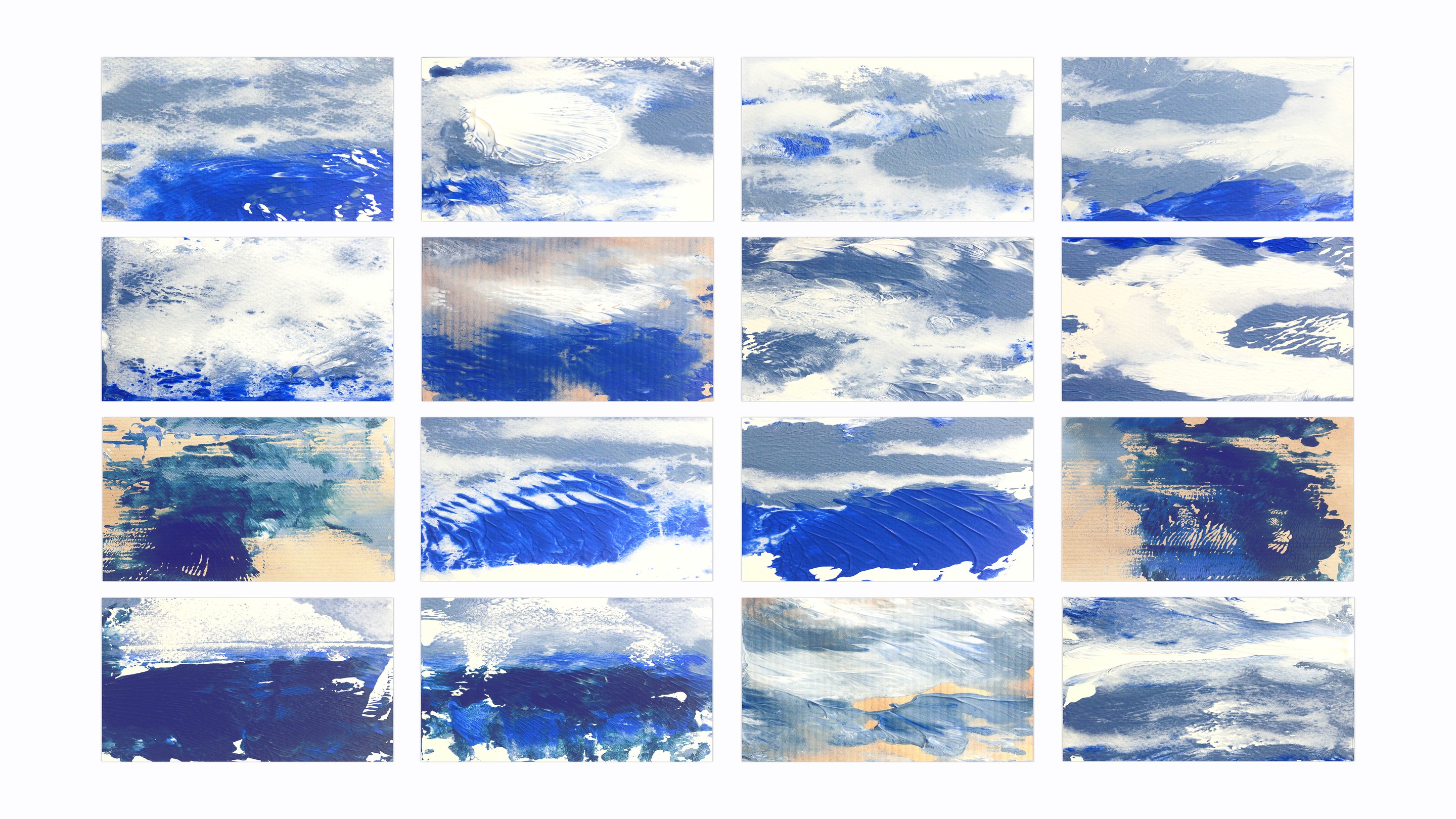 Aurélie Trabaud, Monotype Cloudy sky Aurélie Trabaud, Monotype Cloudy sky
