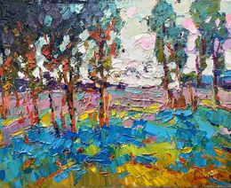 Painting, Young trees, Ivanyuk Oleksiy