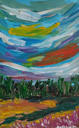 Painting, Spring colors, Natalya Mougenot