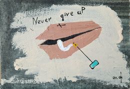 Painting, Never Give up, Tengiz Cholokava