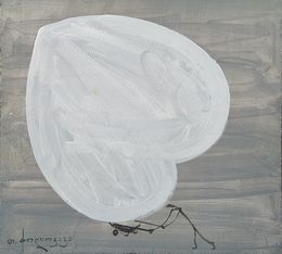 Gemälde, Heart with a Cart, Tengiz Cholokava