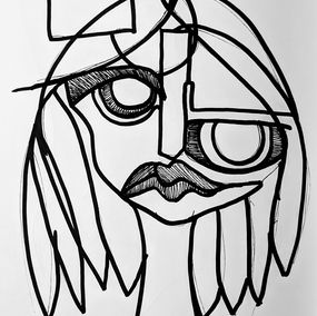 Gemälde, Woman, Piesseportrait