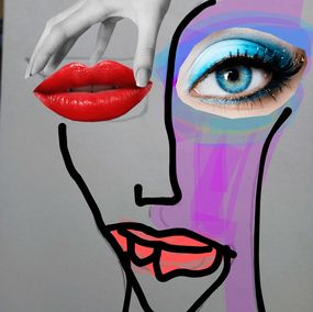 Gemälde, Portrait 23, Piesseportrait
