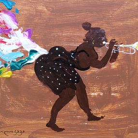 Gemälde, Jazz Woman, Tengiz Cholokava