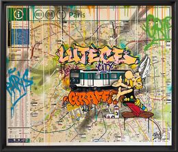 Painting, Lutece city, Gripe