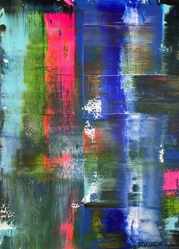 Painting, Ultramarine Drive, Melezhik Olga