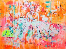 Painting, White Peony, Marta Zawadzka