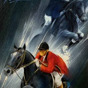 Peinture, Equitation, Raymond Poulet