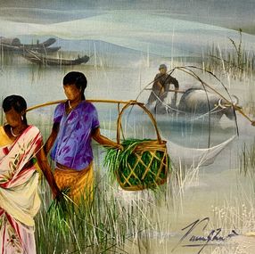 Peinture, Les eaux dormantes, Raymond Poulet