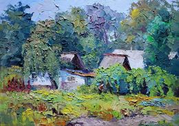 Painting, Green paradise, Boris Serdyuk