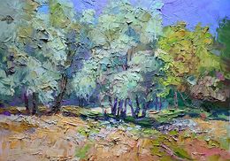 Painting, Between the willows, Boris Serdyuk