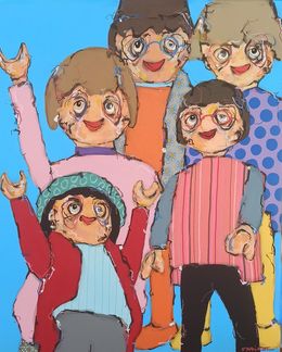 Gemälde, La Famille Playmobile, Maxime Frairot