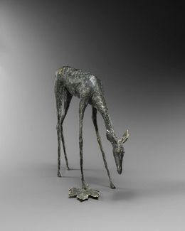 Sculpture, BIche en automne, Christine Guillemin