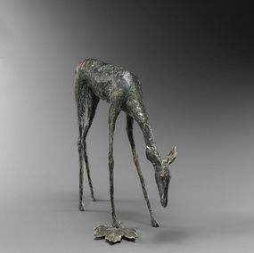 Sculpture, BIche en automne, Christine Guillemin