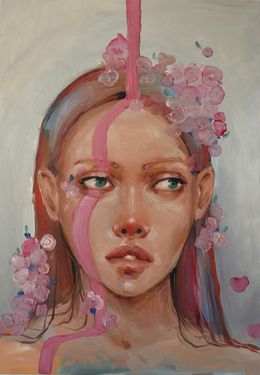 Peinture, Pink rain, Victoria Kagalovska