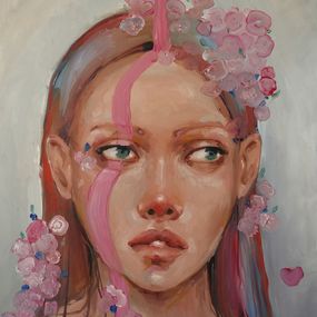 Gemälde, Pink rain, Victoria Kagalovska