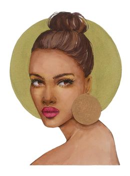 Peinture, Golden nimbus, Victoria Kagalovska