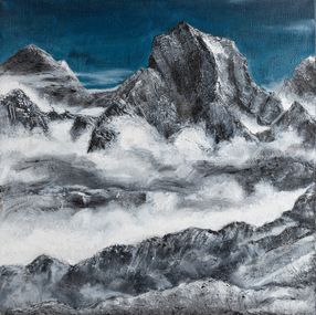 Gemälde, Above the clouds, Yulia Isaeva