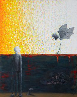 Painting, Wall of Truth, Salma Mbarek