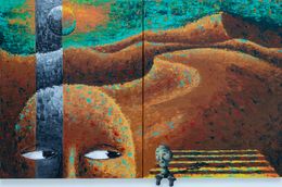 Peinture, Silence of the Dune, Salma Mbarek