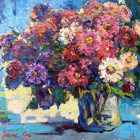 Gemälde, Morning bouquet of flowers, Oksana Ivanyuk