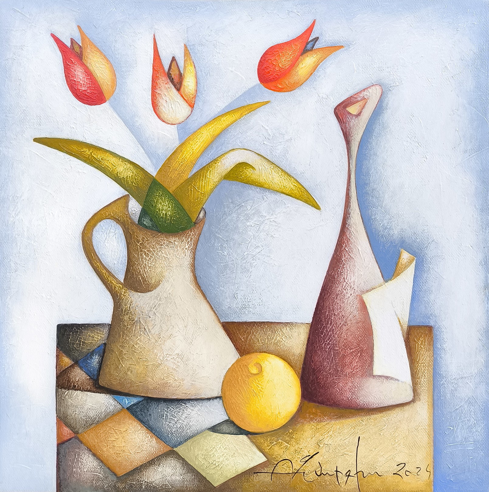 Sargis Zaqaryan, Tulips and Lemon Sargis Zaqaryan, Tulips and Lemon
