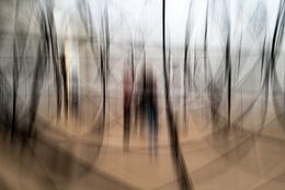 Painting, 02 - People in a museum on sunday morning 1, Sabine Winnemuth