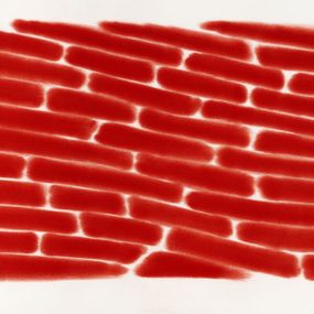 Print, Red Wall, David Nash