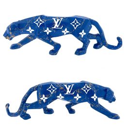 Sculpture, Panther Art - LV Blue, MVR