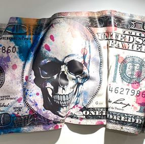 Sculpture, Dollar skull, Ghost Art