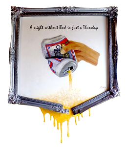Peinture, BUDweiser, Arson