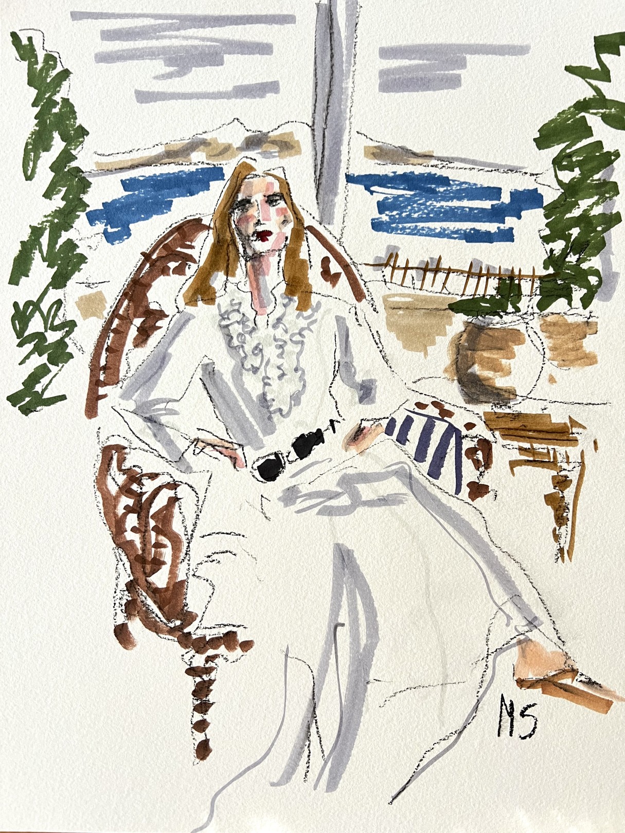 Manuel Santelices, In Ralph Lauren in the Hamptons Manuel Santelices, In Ralph Lauren in the Hamptons