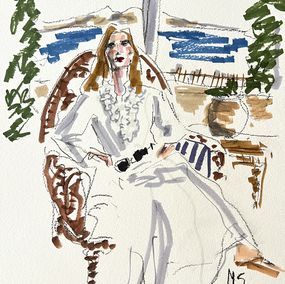 Zeichnungen, In Ralph Lauren in the Hamptons, Manuel Santelices
