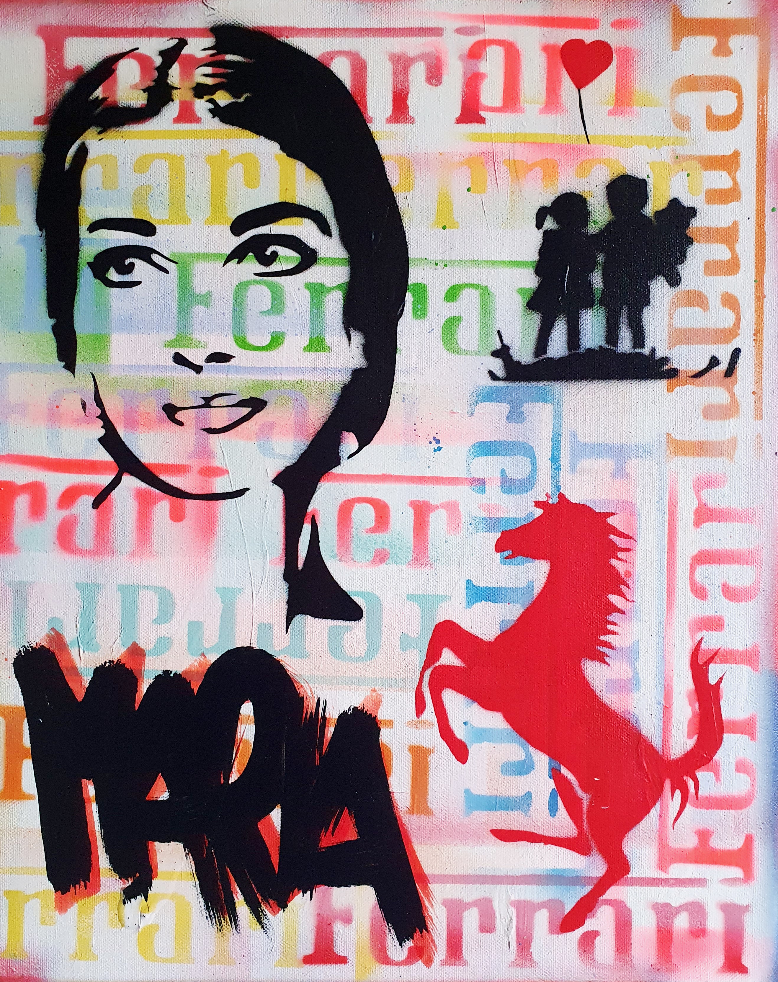 Spaco, Maria Callas Ferrari & Banksy Spaco, Maria Callas Ferrari & Banksy