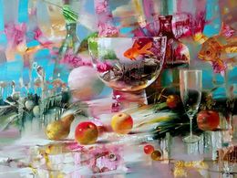 Painting, Gold fish, Anatoly Tarabanov