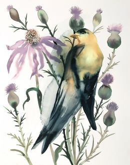 Painting, Goldfinch No. 3, Elizabeth Becker