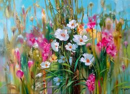 Peinture, Wildflowers, Anatoly Tarabanov