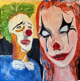 Peinture, I clowns, Mario Pratesi