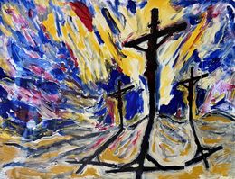 Peinture, Golgota, Mario Pratesi