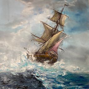 Gemälde, Tempête, Boudier