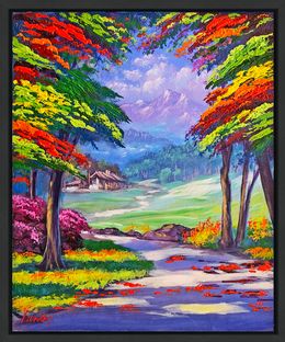 Peinture, The House in the Woods, Janos Kardos