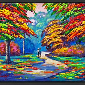 Gemälde, Moment in the Park, Janos Kardos