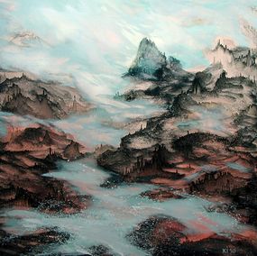 Gemälde, "Tibetan fog" - part 5, Konovalov Igor