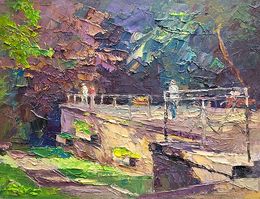 Gemälde, Near the Healing Spring, Boris Serdyuk