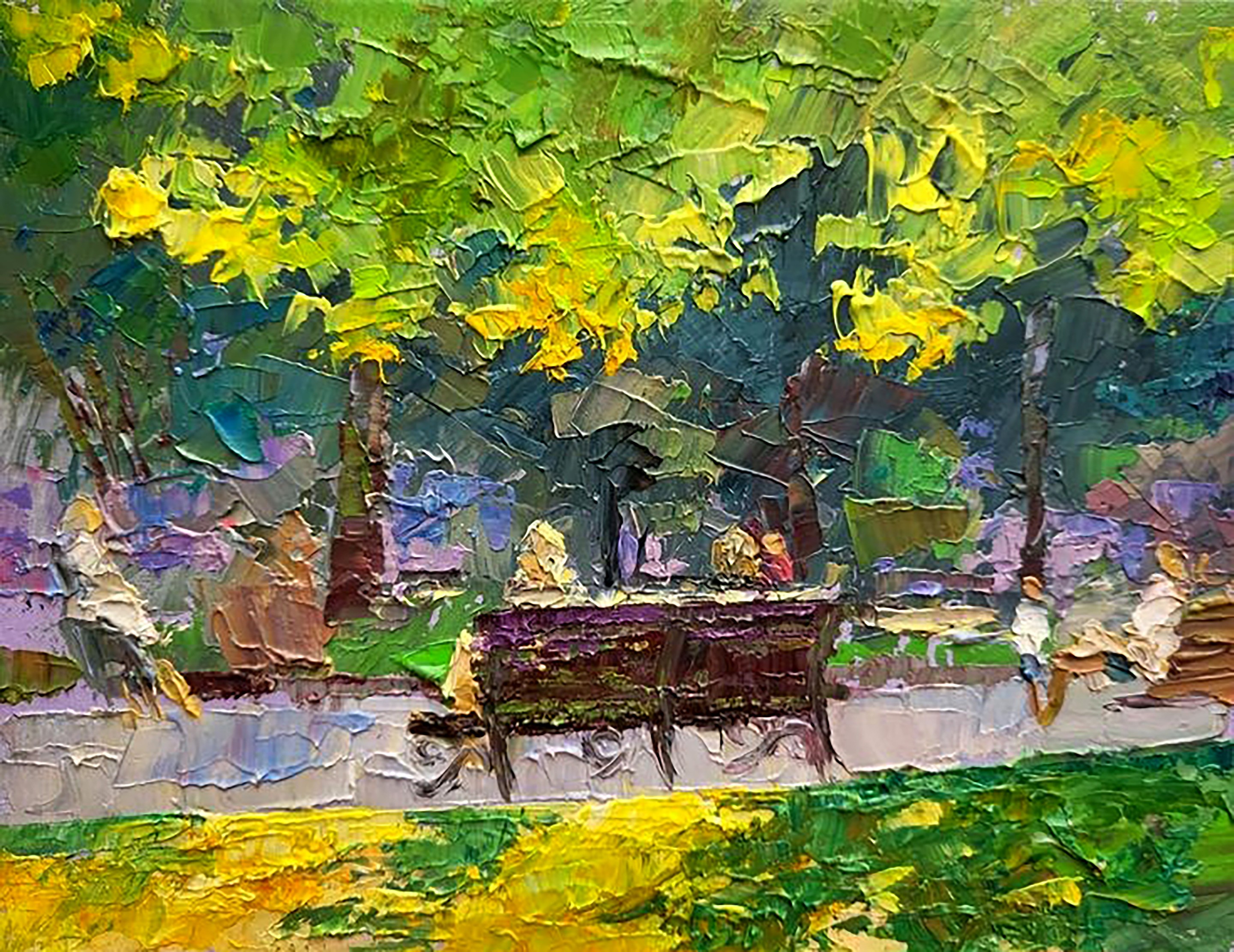 Boris Serdyuk, On a bench Boris Serdyuk, On a bench