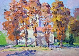 Painting, Chestnuts, Boris Serdyuk