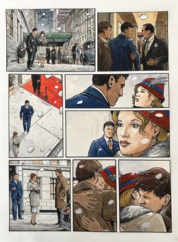 Dessin, Planche Originale Agata Tome 2 page 62, Olivier Berlion